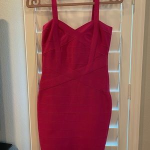 body-con bandage mini dress